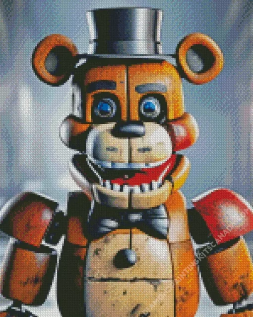 Withered Freddy Diamond Painting