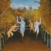 The Football Players by Henri Rousseau Diamond Painting