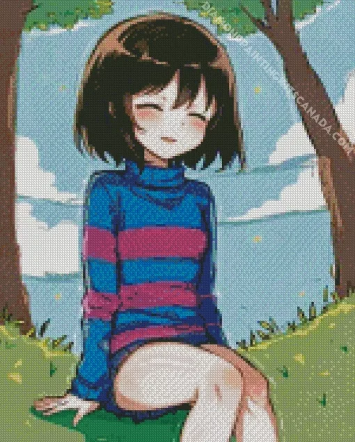 Adorable Frisk Diamond Painting