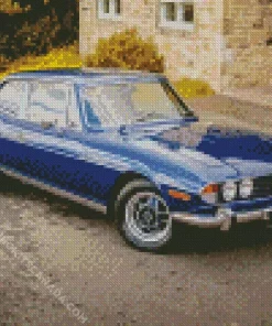 Blue Triumph Stag Diamond Painting