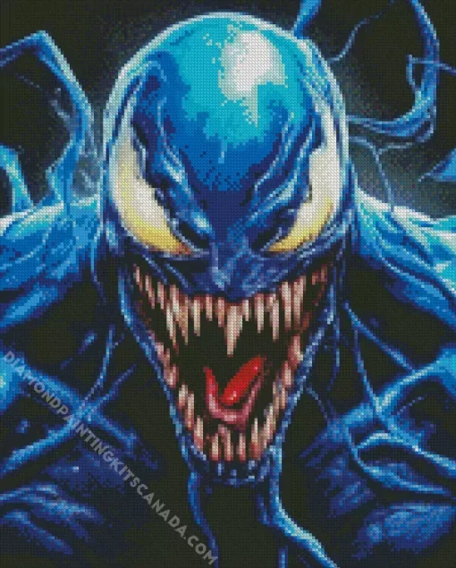 Blue Venom Diamond Painting