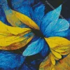 Blue Yellow Art Diamond Painting