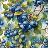 Blueberry Tree Diamond Painting