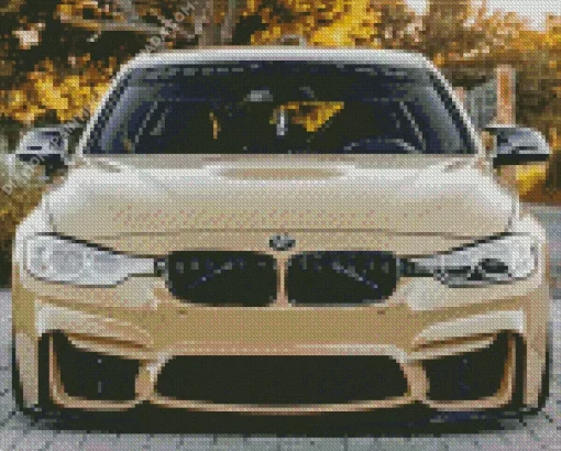 BMW Sand Color Diamond Painting