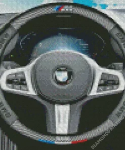 BMW Steering Wheel Diamond Painting