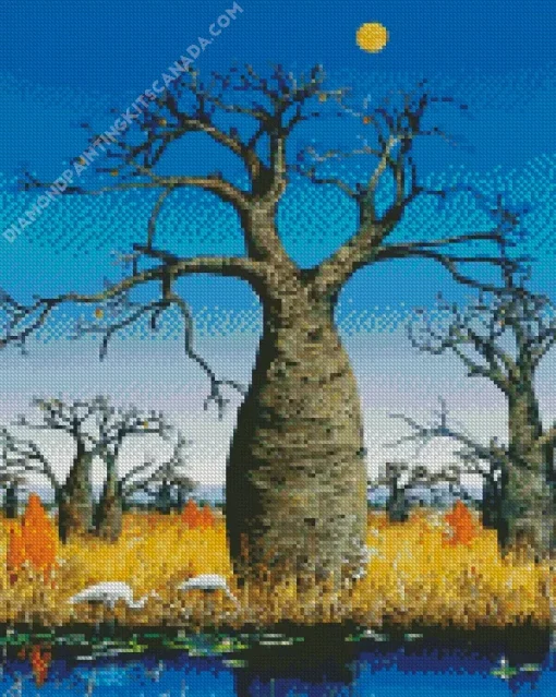 Boab Trees Diamond Painting