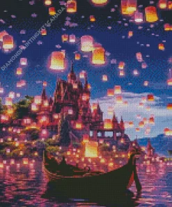 Boat From Tangled Diamond Painting