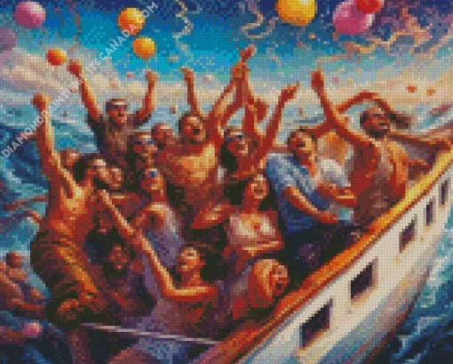 Boat Party Diamond Painting