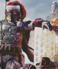 Boba Fett Christmas Diamond Painting