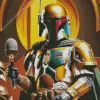 Boba Fett Illustration Diamond Painting