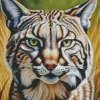 Bobcat Face Diamond Painting