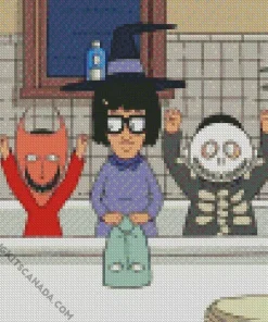 Bobs Burgers Halloween Diamond Painting