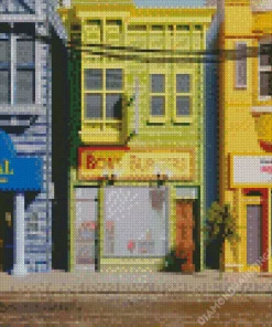 Bobs Burgers Store Front Diamond Painting