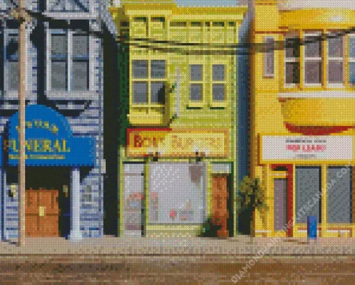 Bobs Burgers Store Front Diamond Painting