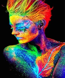 Body Art Neon Diamond Painting