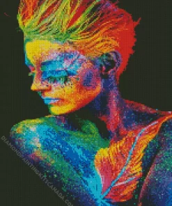 Body Art Neon Diamond Painting