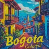 Bogota Colorful Houses Poster Diamond Painting