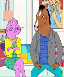 Bojack And Princess Carolyn Diamond Painting