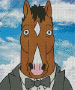 Bojack Horseman In Suit Diamond Painting