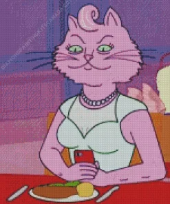 Bojack Horseman Princess Carolyn Diamond Painting