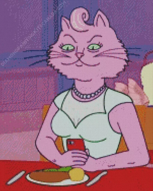 Bojack Horseman Princess Carolyn Diamond Painting