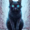 Bombay Cat With Blue Eyes Diamond Painting