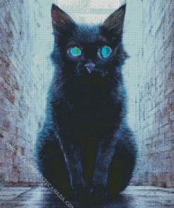 Bombay Cat With Blue Eyes Diamond Painting