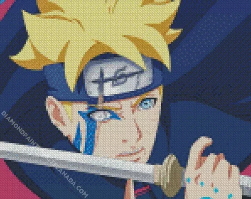 Boruto Uzumaki Art Diamond Painting