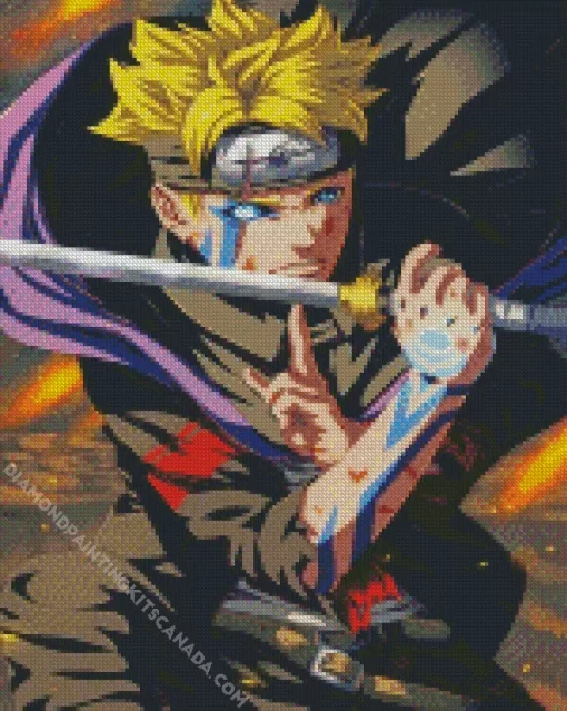 Boruto Uzumaki Diamond Painting