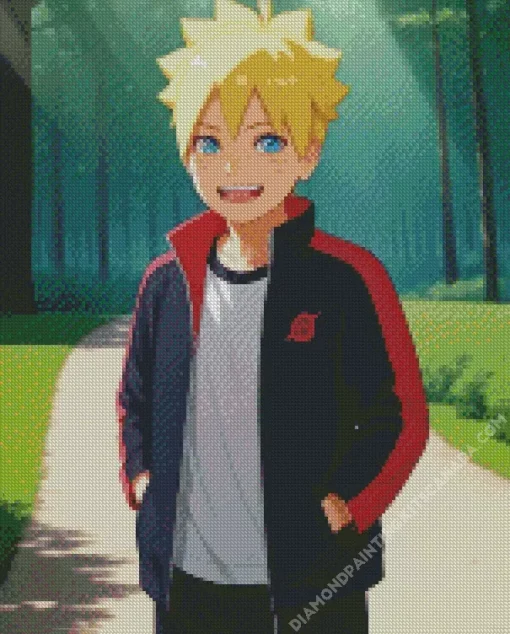 Boruto Uzumaki Narutro Diamond Painting