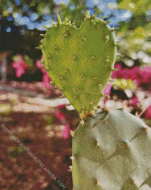 Cactus Heart Diamond Painting