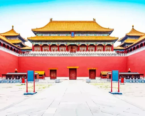 China Forbidden City Diamond Painting