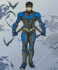 Dick Grayson Nightwing Diamond Painting