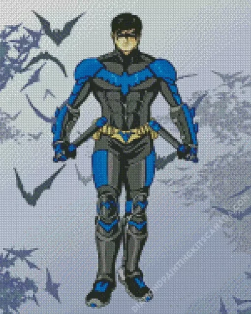 Dick Grayson Nightwing Diamond Painting