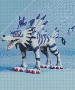 Garurumon Digimon Adventure Diamond Painting