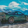 Green Lancia Car Diamond Painting