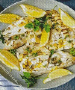 Grilled Haddock Fillets Diamond Painting