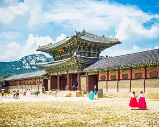 Gyeongbokgung Palace Diamond Painting