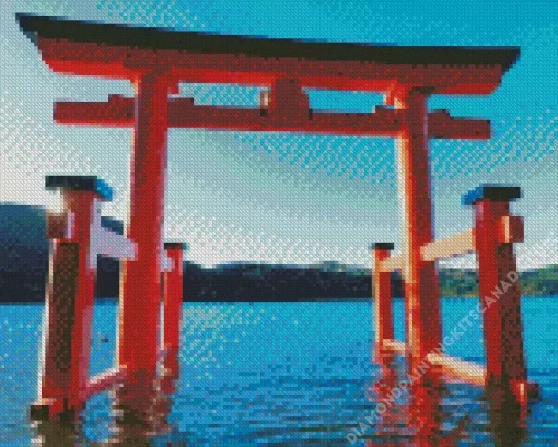 Hakone Shinto Shrine Diamond Painting