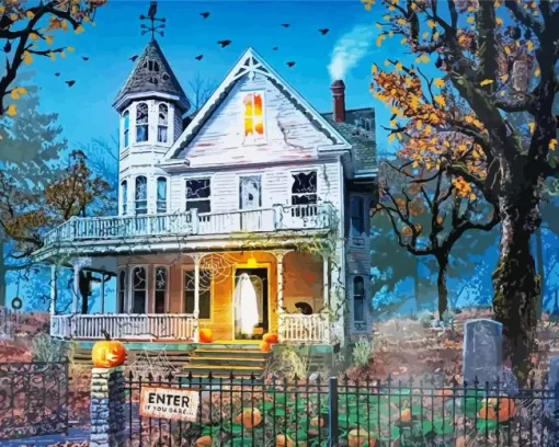 Halloween House Diamond Painting