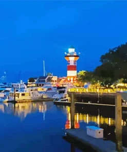 Harbour Town Lighthouse Diamond Painting