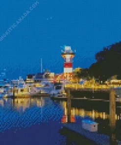 Harbour Town Lighthouse Diamond Painting