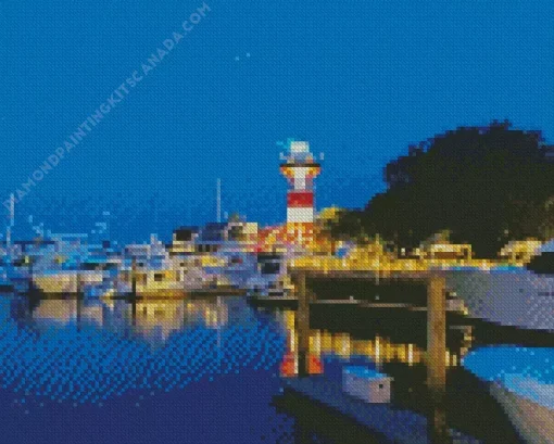 Harbour Town Lighthouse Diamond Painting