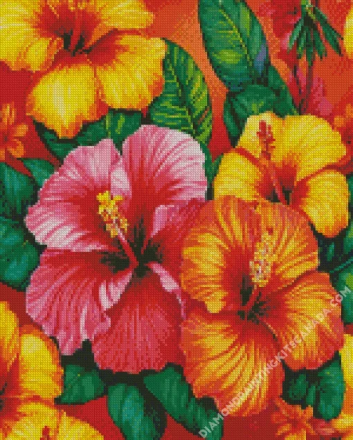 Hawaiian Flower Diamond Painting