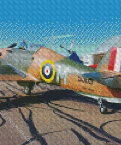 Hawker Hurricane Diamond Paint