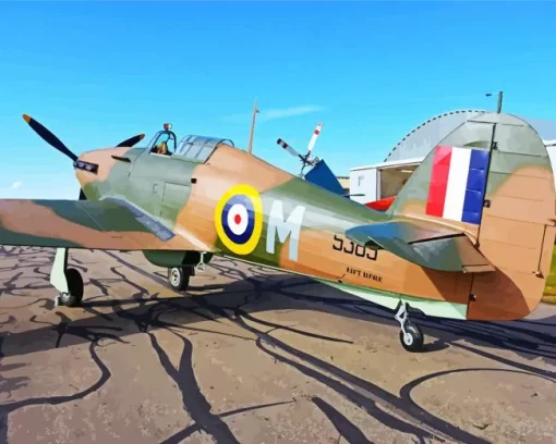 Hawker Hurricane Diamond Painting