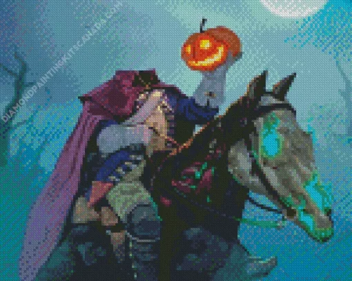 Headless Horseman Diamond Painting