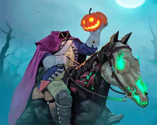 Headless Horseman Diamond Painting