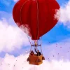 Heart Air Balloon Diamond Painting