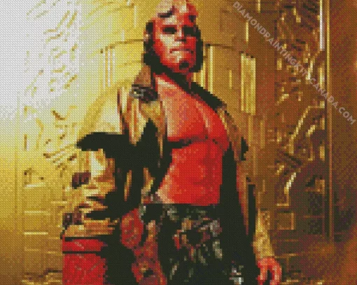 Hellboy Superhero Diamond Painting